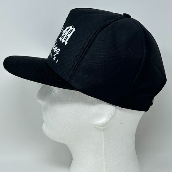 Vintage KJM Trucking Hat Baseball Cap Vineland New Jersey Trucker Snapback Black - Picture 6 of 9